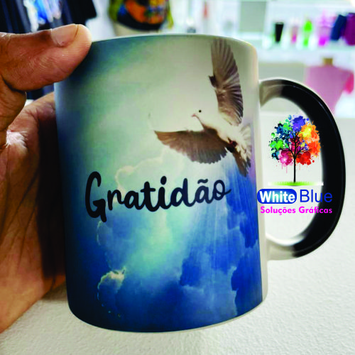 WHITEBLUE GRÁFICA 10% OFF CANECA DE PORCELANA PERSONALIZADA