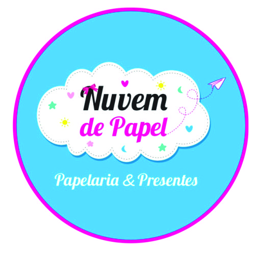 5% OFF EM TODA A LOJA — NUVEM DE PAPEL PAPELARIA FOFA